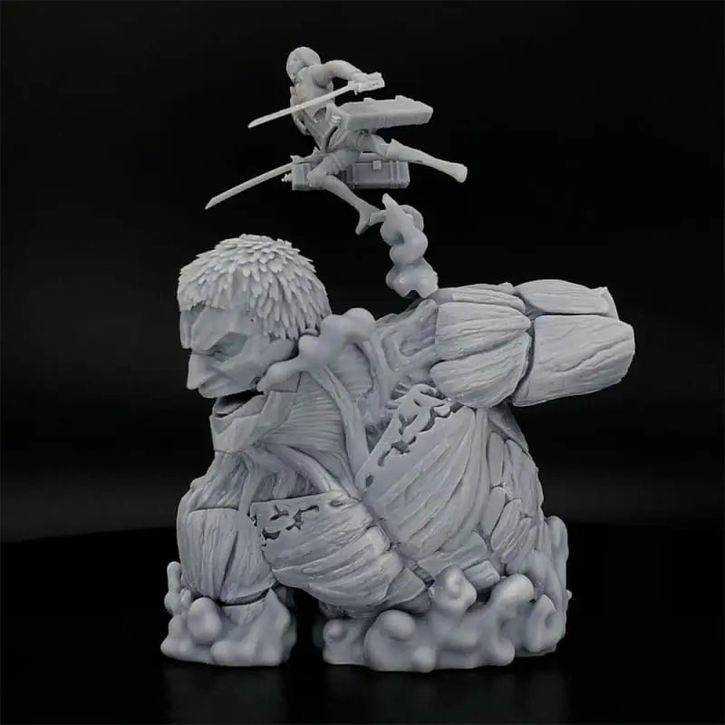 „Schlachtschiff Titan vs. Mikasa Ackerman“ Figuren –