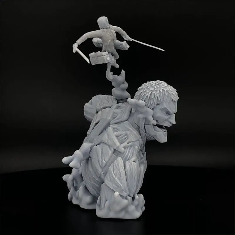 „Schlachtschiff Titan vs. Mikasa Ackerman“ Figuren –