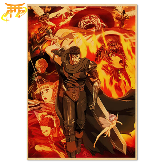 Guts "Die Rache des Kriegers" Poster-Berserk™