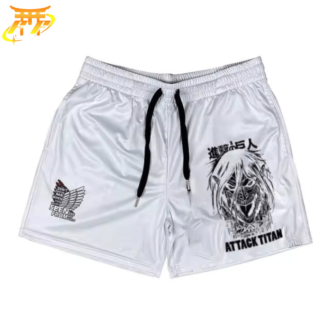 Titan Angreifer Weiß und Schwarz Short - Attack on Titan™