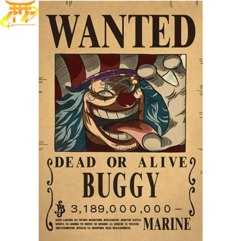 Baggy „Yonko“ Wanted Poster – One Piece™