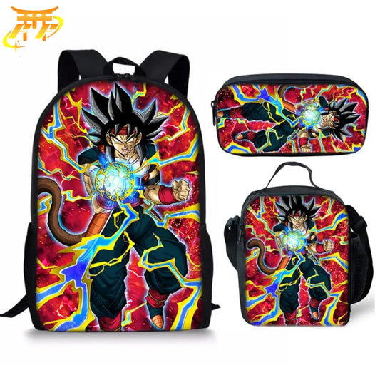 Bardock Rucksack mit Federmäppchen und Tasche - Dragon