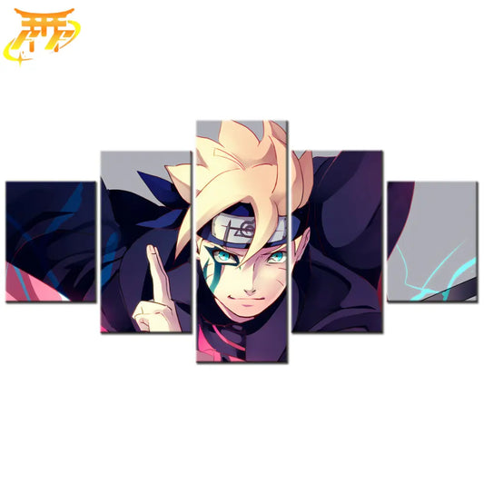 Boruto Zwei blaue Wirbel Gemälde - Naruto Shippuden™