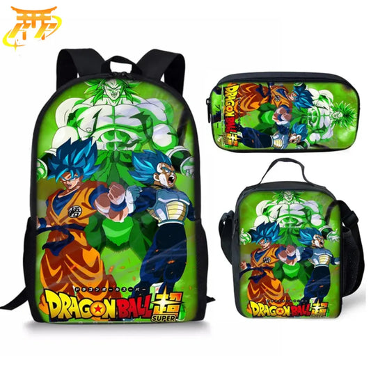 DBS Broly Rucksack mit Federmäppchen und Tasche - Dragon