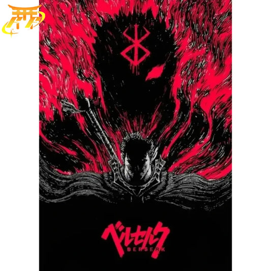 Die Verrücktheit von Guts Poster - Berserk™