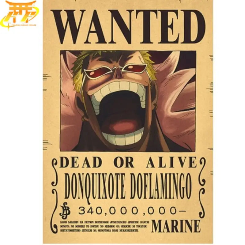 Doflamingo Wanted Poster – One Piece™