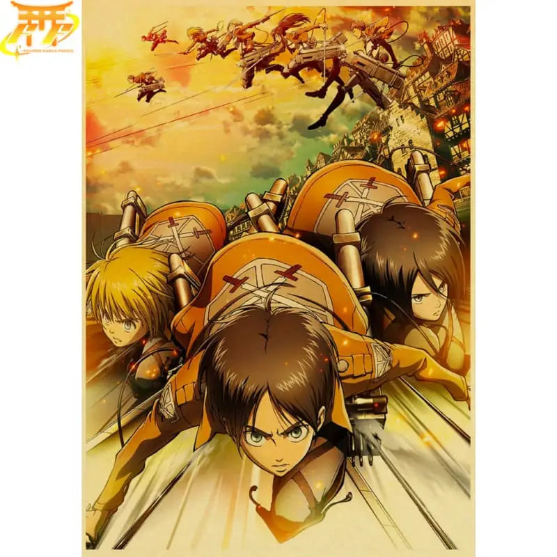 Exploration Battalion Poster – Attack on Titan™