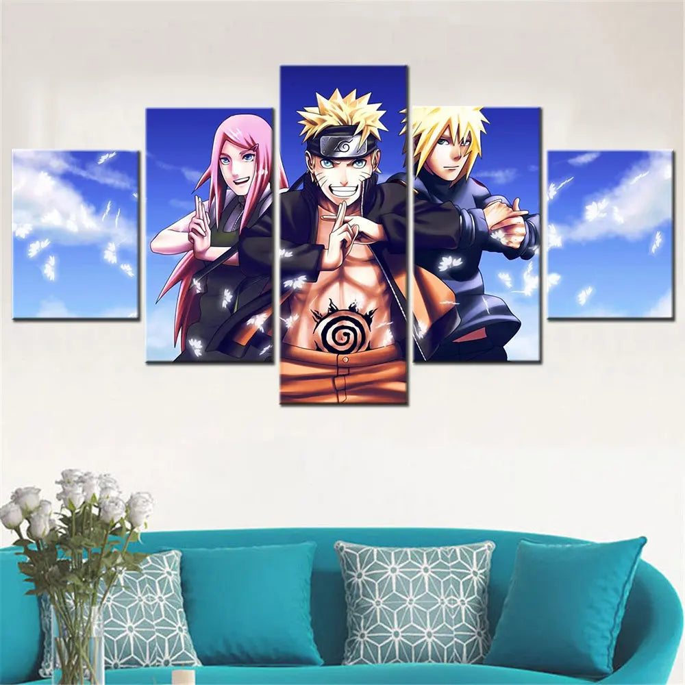 Familie Uzumaki Gemälde - Naruto Shippuden™