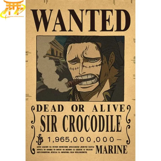 Gesuchtes Krokodil- Poster – One Piece™