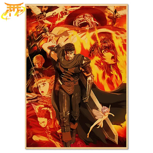 Guts ’Die Rache des Kriegers’ Poster-Berserk™