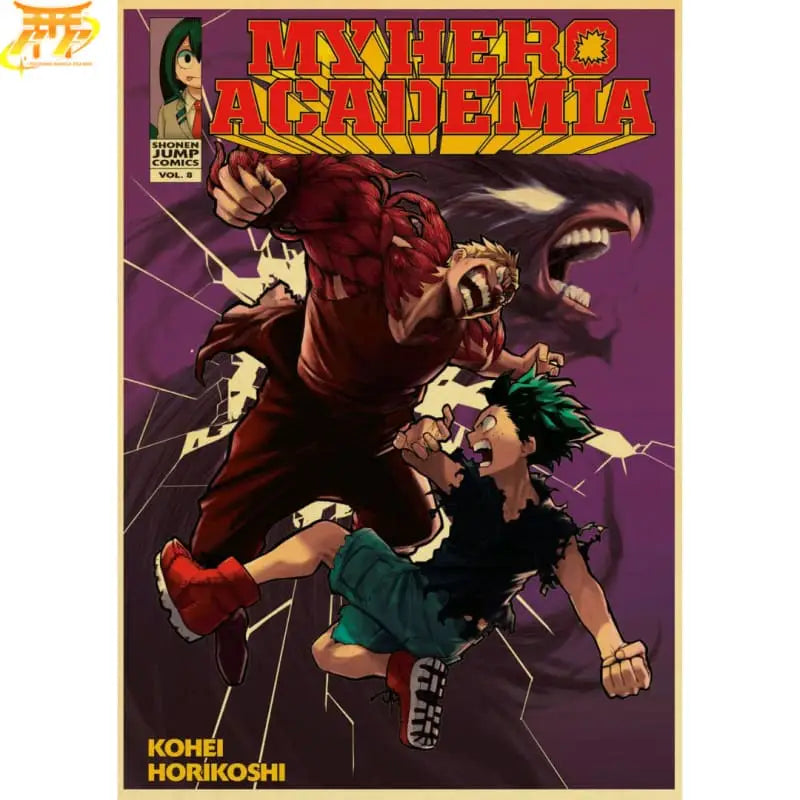 Izuku Vs Muscular Poster – My Hero Academia™