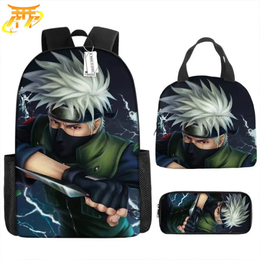 Kakashi Hatake Rucksack mit Federmäppchen und Tasche