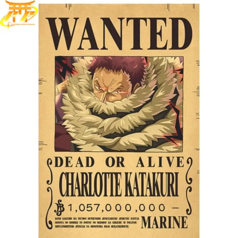 Katakuri Wanted Poster – One Piece™