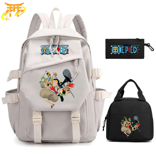 Nakama Rucksack mit Federmäppchen und Tasche - One Piece™