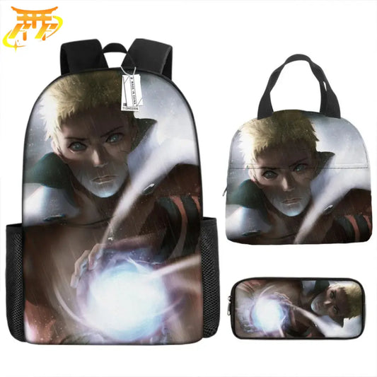 Naruto Hokage Rucksack mit Federmäppchen und Tasche