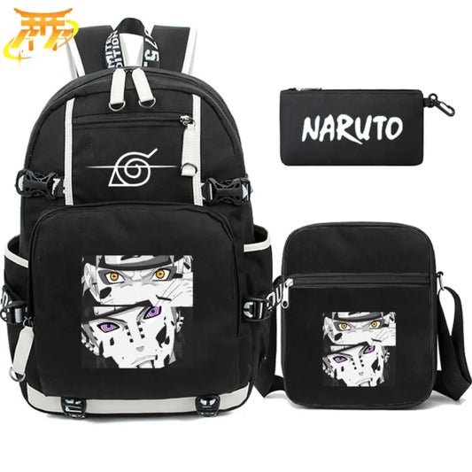 Naruto & Pain Rucksack mit Federmäppchen und Tasche