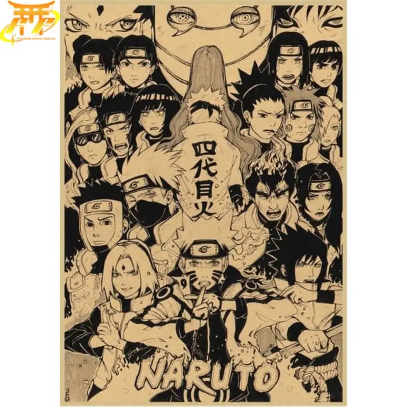 Einheit 4. Großer Ninja-Krieg Poster – Naruto™