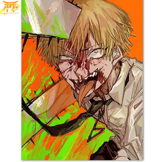 Denji „Madness“ Poster – Chainsaw Man™