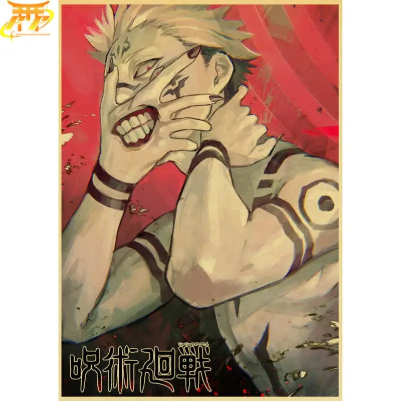 Sukuna „Der König der Seuchen“ Poster – Jujutsu Kaisen™