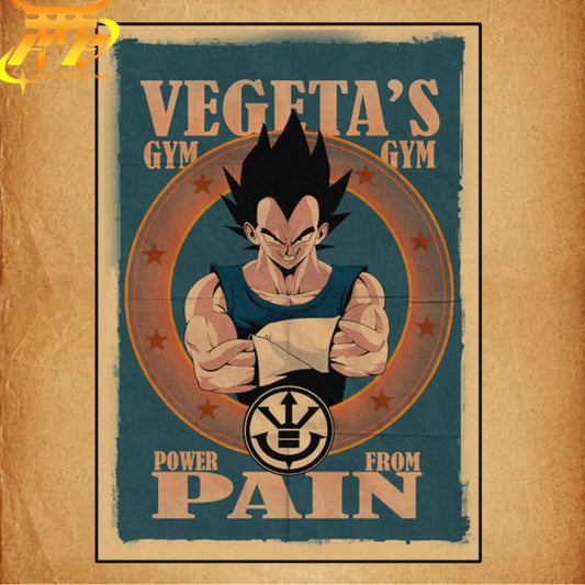 Vegeta „Pain“ Poster – Dragon Ball Z™