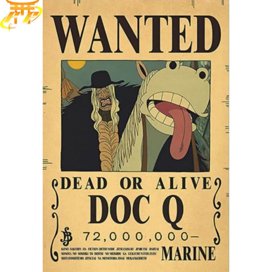 Doc Q Wanted Poster – One Piece™