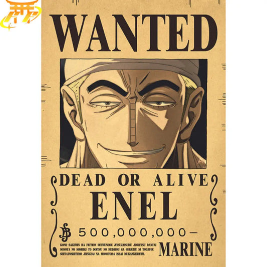 Enel Wanted Poster – One Piece™