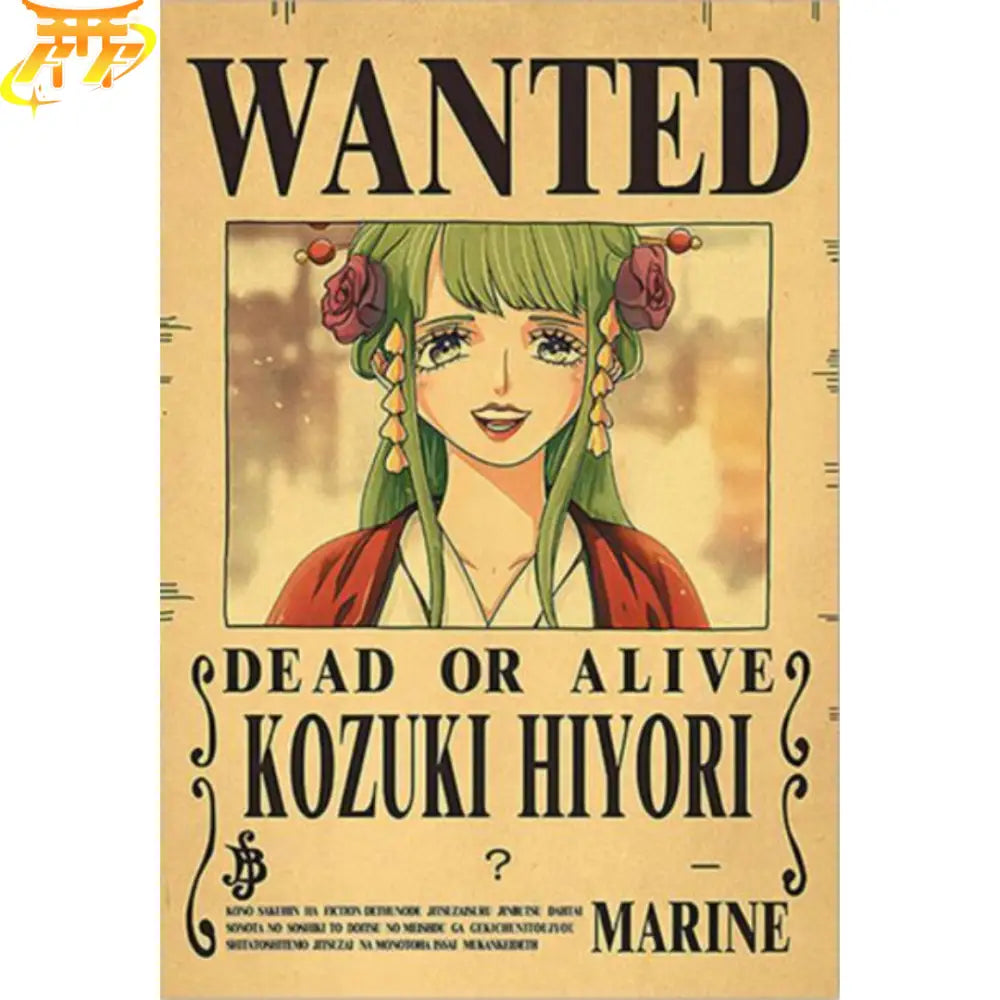 Hiyori Wanted Poster – One Piece™