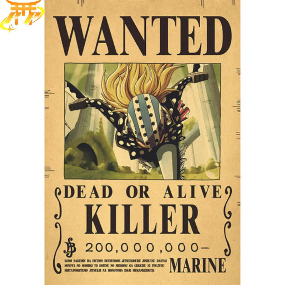 Killer Wanted Poster – One Piece™