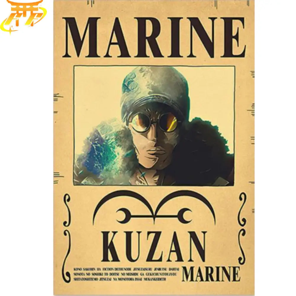 Kuzan Wanted Poster – One Piece™