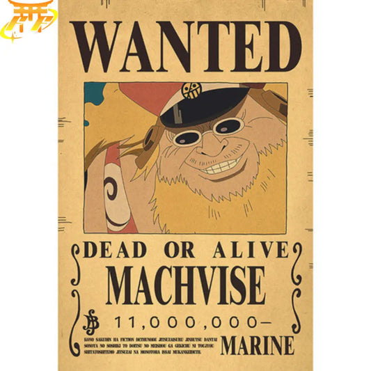 Machvise Wanted Poster – One Piece™