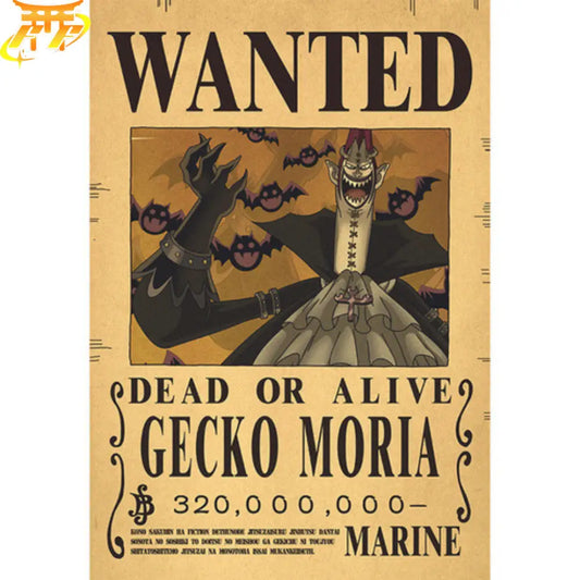 Moria Wanted Poster – One Piece™