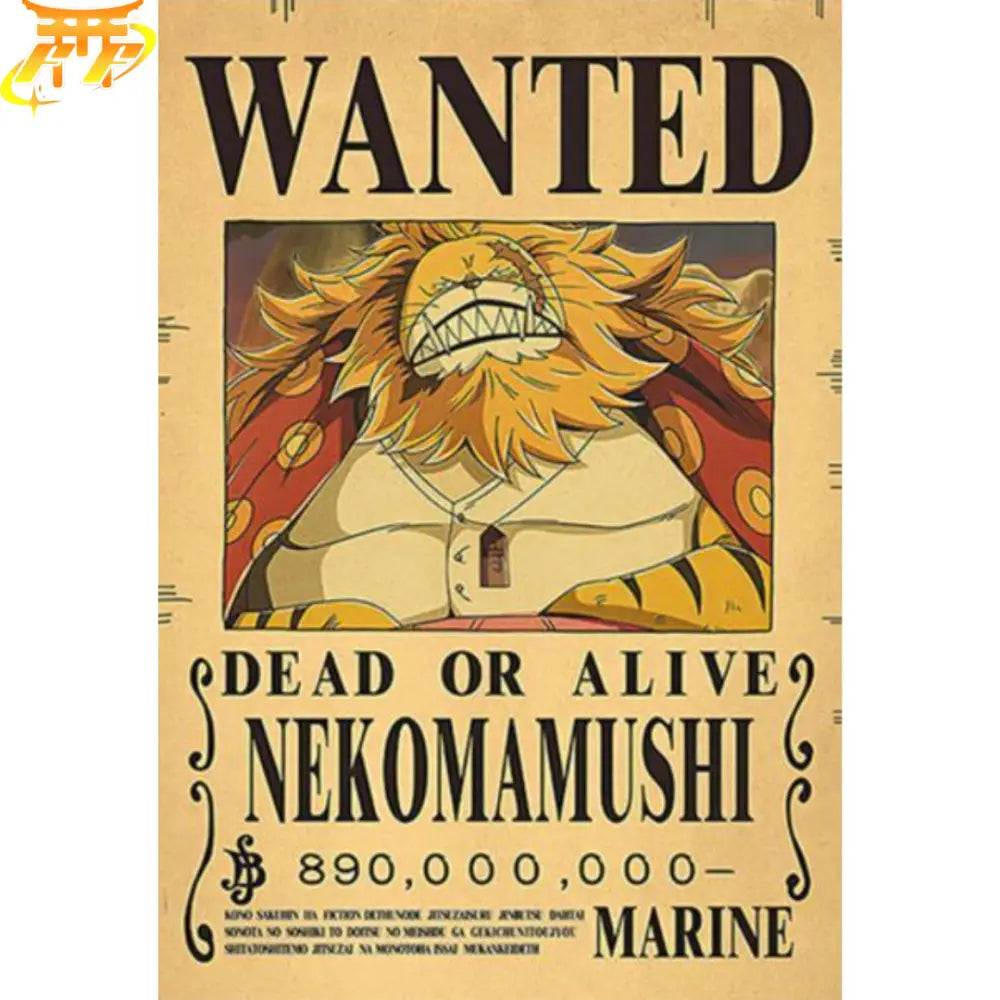 Nekomamushi Wanted Poster – One Piece™