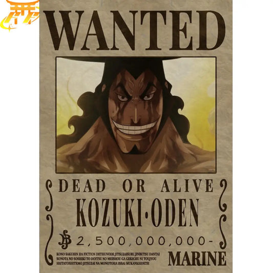 Oden Wanted Poster – One Piece™