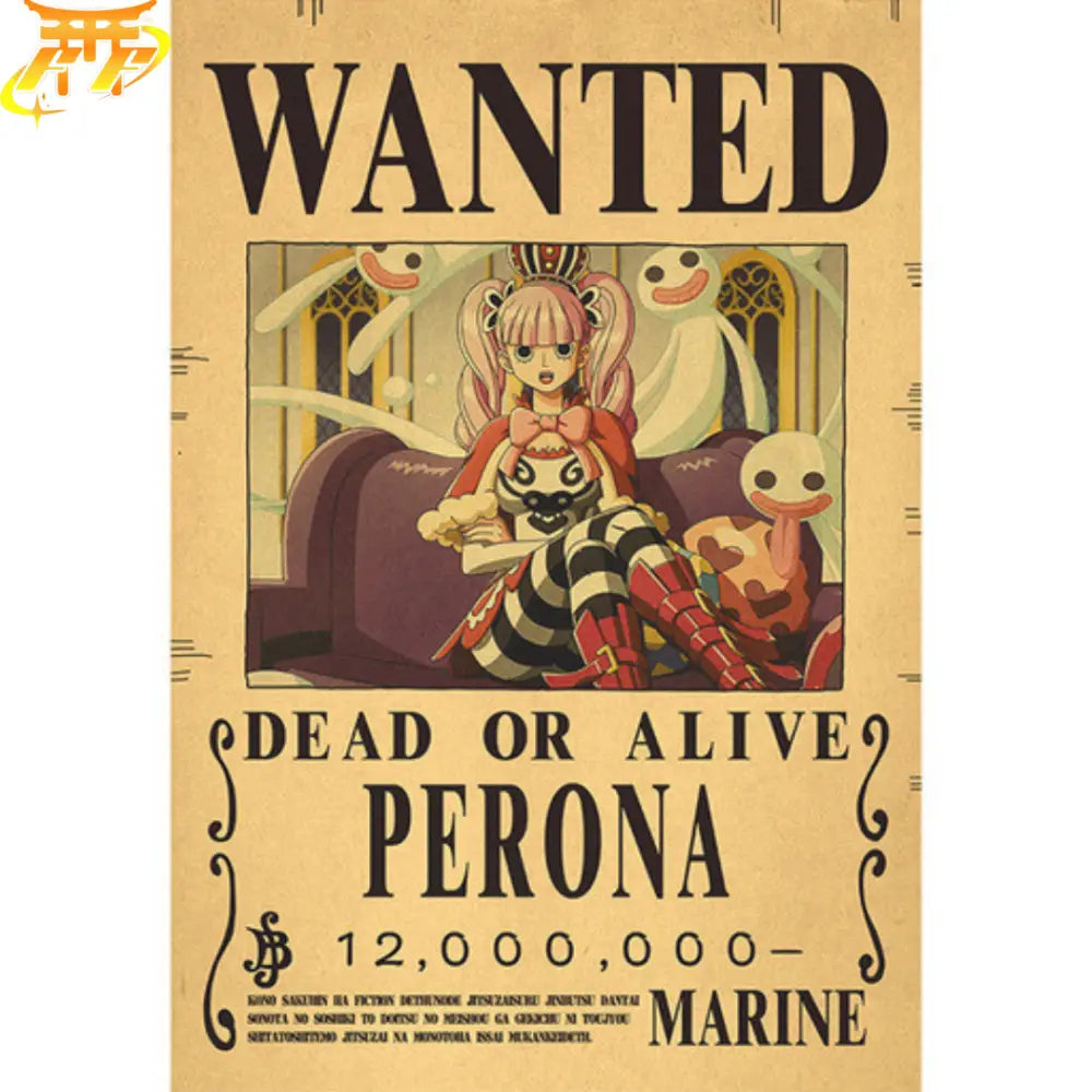 Perona Wanted Poster – One Piece™