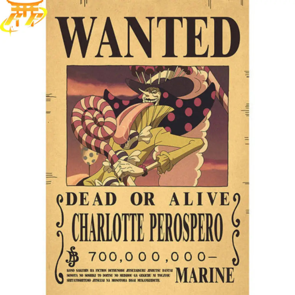 Perospero Wanted Poster – One Piece™