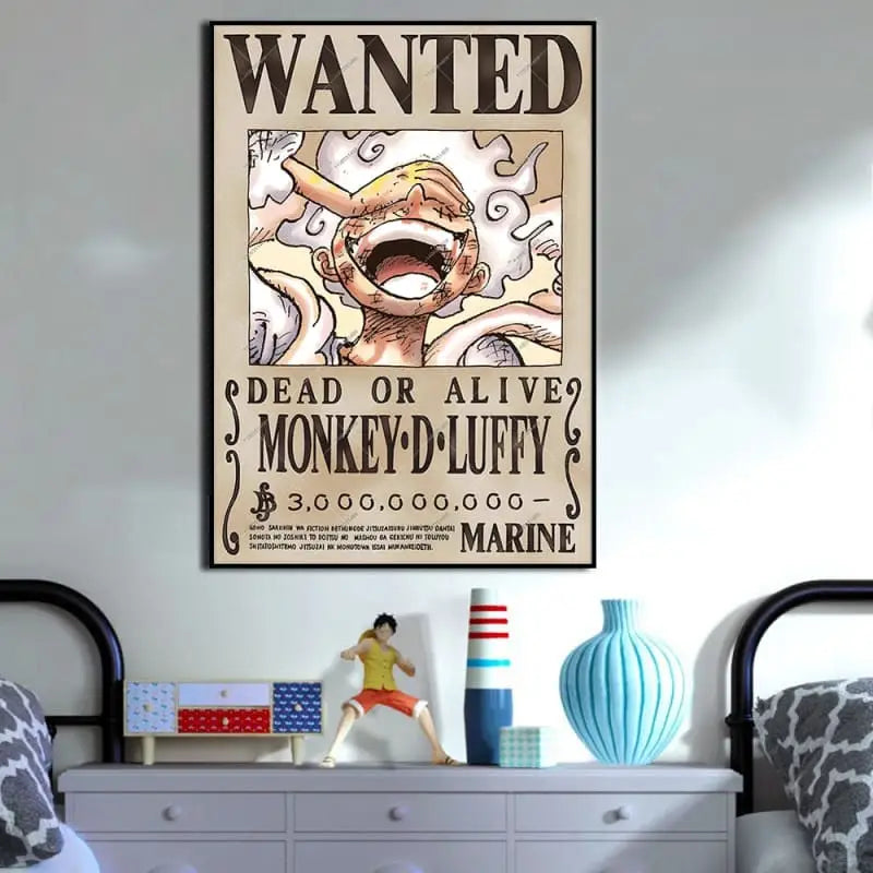 Luffy „Yonko“ Poster Wanted– One Piece™