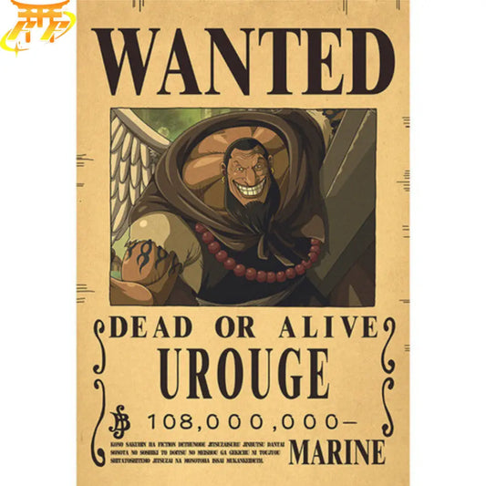 Wanted Urouge Poster – One Piece™