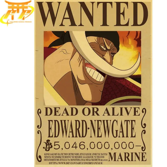 Whitebeard Poster Wanted – One Piece™