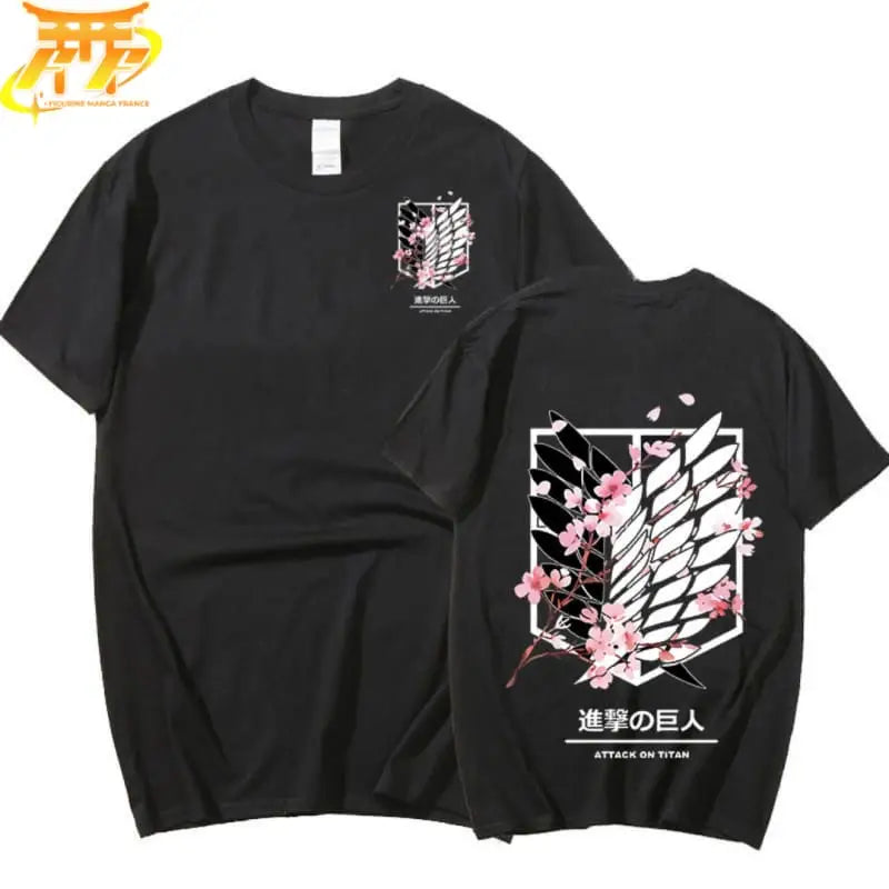 Schwarzes Survey Corps T shirt – Attack on Titan™