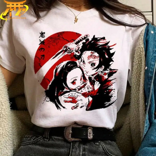 Tanjiro- mit Nezuko T shirt – Demon Slayer™