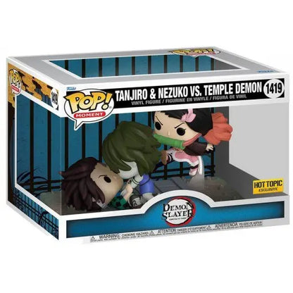 Tanjiro & Nezuko vs Der Dämon des Tempels Funko POP