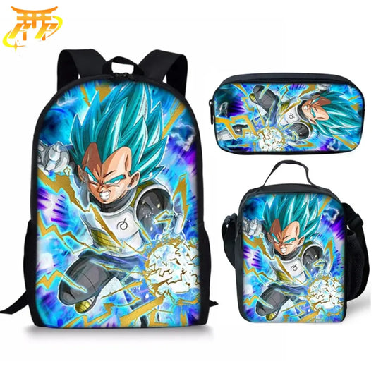 Vegeta SSB Final Flash Rucksack mit Federmäppchen