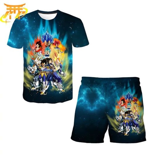 Vegetas Transformationen Schlafanzug Short - Dragon Ball Z™